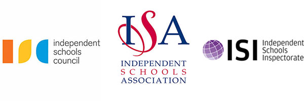 Independent Schools Logo, Independent Schools Inspectorate Logo and Independent Schools Association Logo