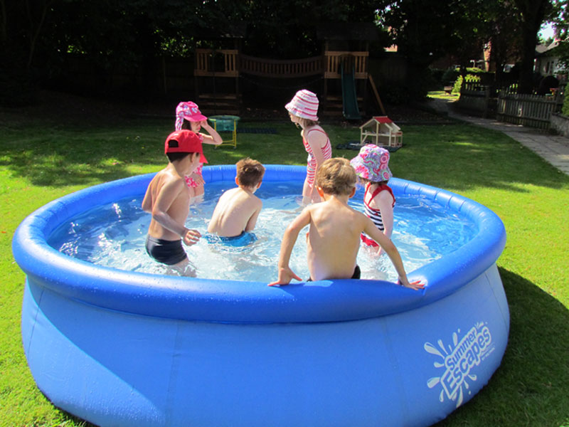 Caversham Prep pupils during a holiday club activity