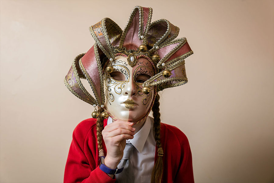 Caversham Pupil during a LAMDA Class