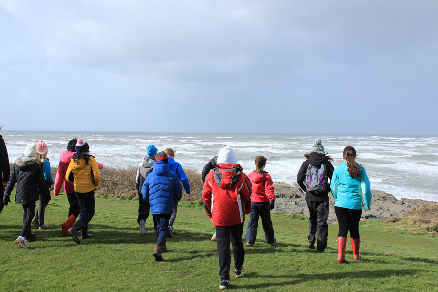 Caversham Prep pupils  on an outward bound learning adventure