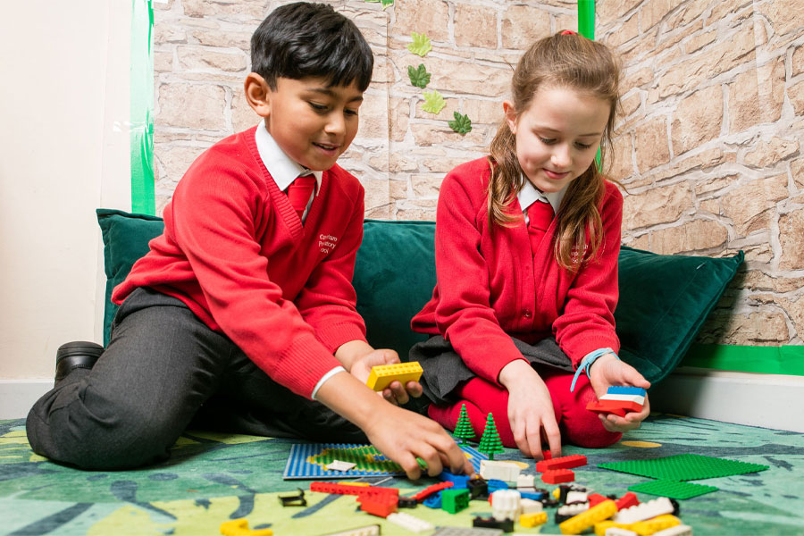 Caversham Prep pupils playing during wraparound care